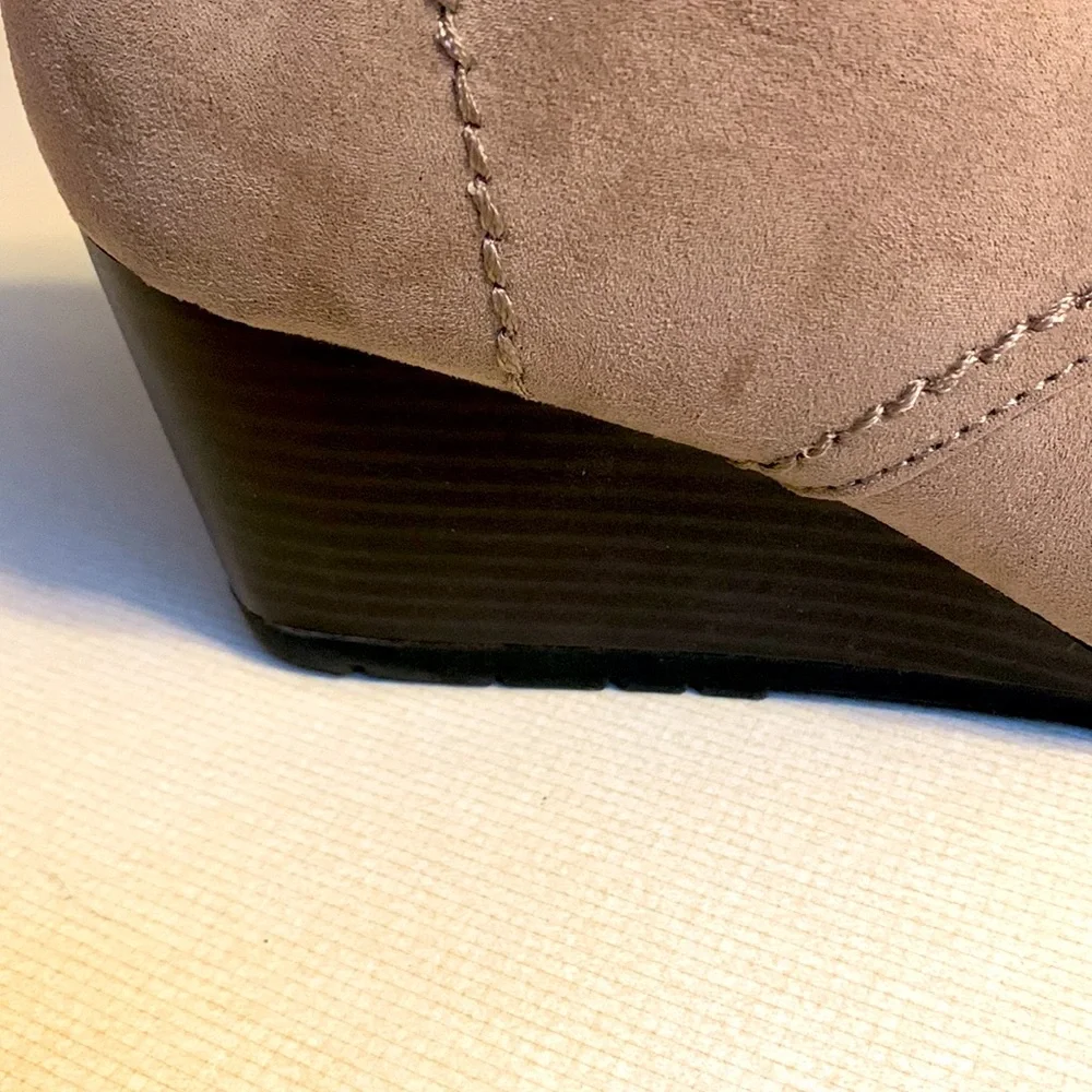 Time&Tru Tan Platform Wedge Ankle Boot